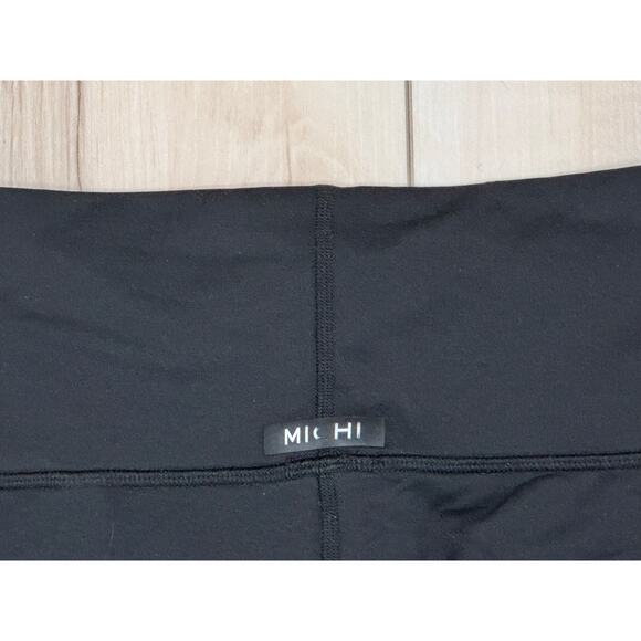 Michi Womens Black Leggings Pant Yoga Active Workout  Large L - Picture 5 of 5